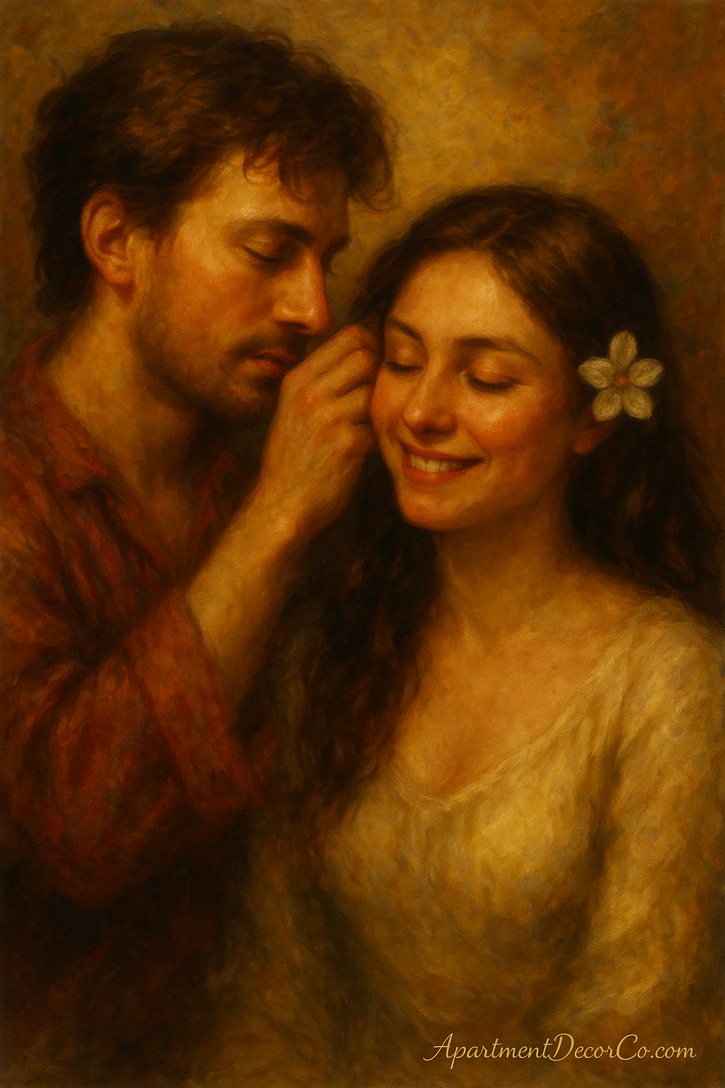 The Flower of Love — A Timeless Moment Captured in Art 2 sketch 1 a